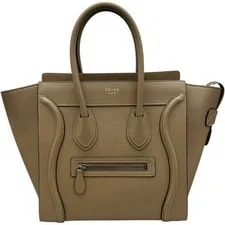 Celine — Celine Luggage 167793 Dune Calf From Japan — Handbag — resale