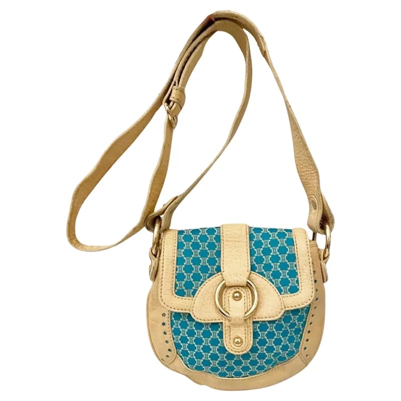 Celine — 2000s Celine Macadam Bright Cross Body — Handbag — resale