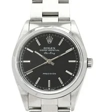 Rolex — Rolex Air-King 14000M Automatic 34mm Black Stainless Steel — Watch — resale