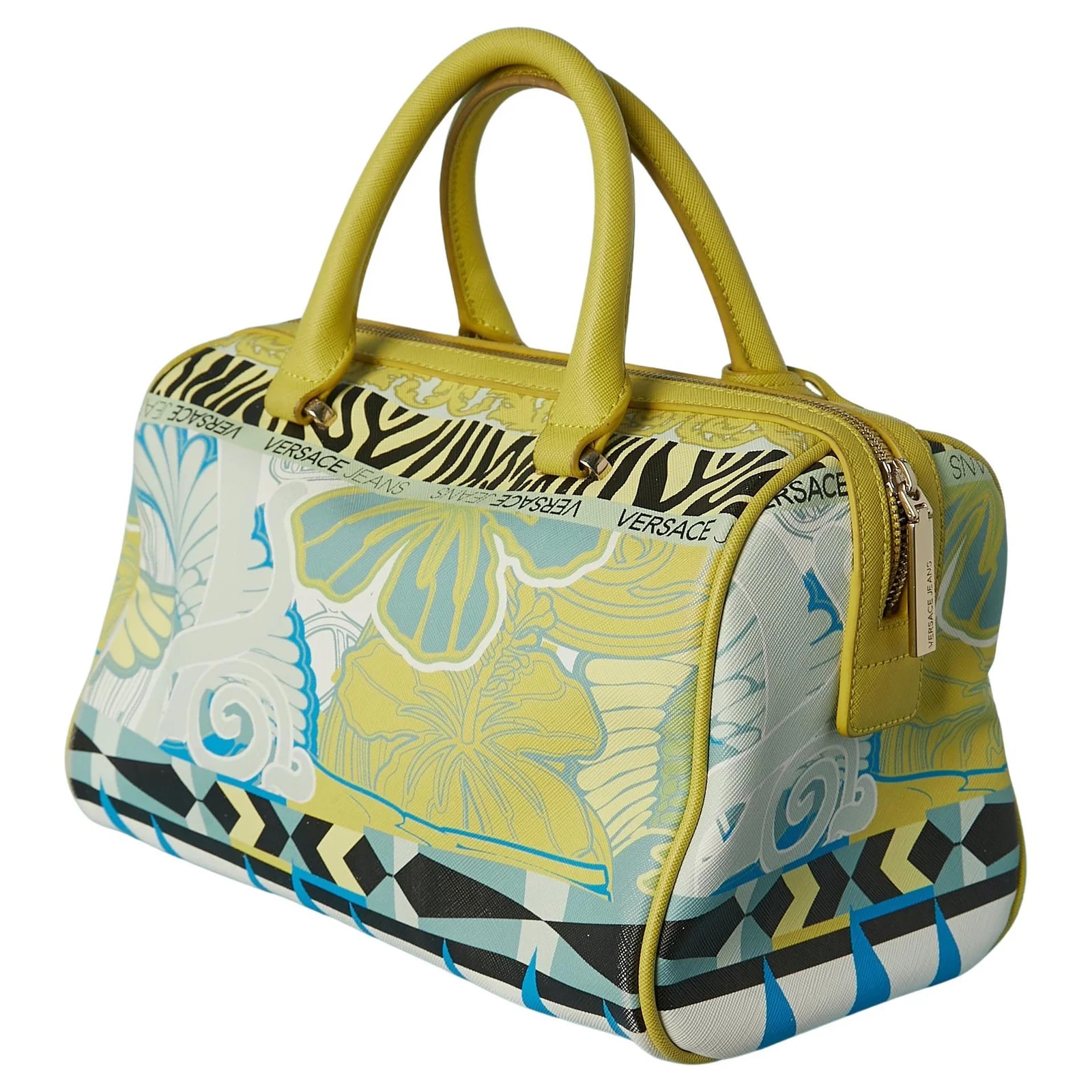Versace Jeans — Printed Top Handle — Handbag — resale