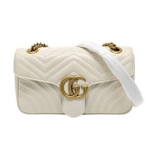 Gucci — Gucci GG Marmont Logo Quilted Chain Small - Very Good #Z9CZGK — Handbag — resale