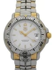 Tag Heuer — TAG Heuer 6000 Series Professional Quartz WH1251 White — Watch — resale