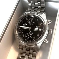 IWC — IWC IW370618 Spitfire Chronograph Black Dial 39mm Overhauled Excellent With Box — Watch — resale