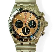Breitling — Breitling Chronomat 42 B01 Chronograph 42 Salmon Full Set AB0134101K1A1 AB013410 — Watch — resale