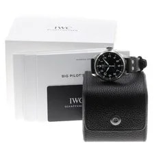 IWC Schaffhausen — IWC Schaffhausen BIG Pilot IW329303 43mm SS Navy Dial Leather Strap #C088 — Watch — resale