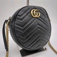 Gucci — Gucci 550154 GG Marmont Chain Heart — Handbag — resale
