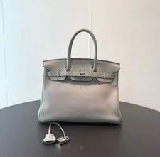 Hermès — Auth Hermès Birkin 30 Perle Palladium — Handbag — resale