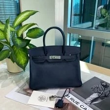 Hermès — Hermès Birkin 30 76 Palladium Top Handle — Handbag — resale