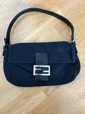 Fendi — Auth Fendi Cotton Mamma Baguette One e127 — Handbag — resale