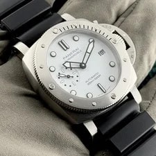 Panerai — Panerai Submersible Bianco PAM02223 42MM Auto Steel Warranty Box and Papers — Watch — resale