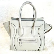 Celine — Celine Luggage Dune Old Logo From Japan — Handbag — resale