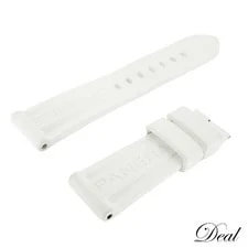 Panerai — Panerai 24mm White Rubber Strap for Genuine — Watch — resale
