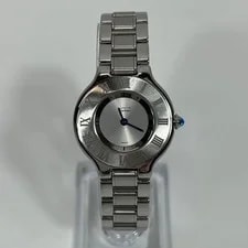 Cartier — Cartier 1340 Must 21 Sm Silver Quartz Mbz785 — Watch — resale