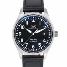 IWC — IWC IW327001 Mark 18 Automatic Date Black Stainless Steel/leather — Watch — resale