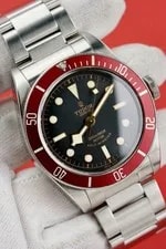 Tudor — Tudor Black Bay 41 “Smiley” #79220R Red Bezel Clean — Watch — resale