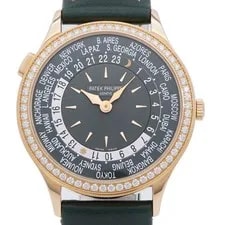 Patek Philippe — Patek Philippe 7130R-014 Automatic World Time Rose Gold / Diamonds Bezel — Watch — resale