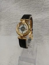 Cartier — Cartier Vermeil Quartz 590002 Silver Case Leather Strap — Watch — resale