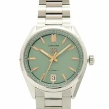 TAG Heuer — Authentic TAG Heuer WBN2312.BA0001 Automatic Carrera Date Green SS — Watch — resale