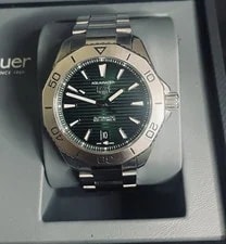 Tag Heuer — TAG Heuer Aquaracer 200 Automatic Green Dial Stainless Steel Bracelet Full Set — Watch — resale