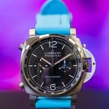 Panerai — Panerai Luminor Chronograph 44mm With Box & Papers Extra Straps - PAM01109 — Watch — resale
