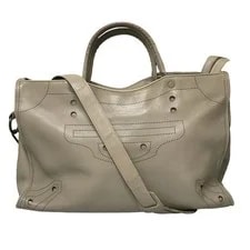 Balenciaga — Balenciaga City Greige 2Way General T1 — Handbag — resale