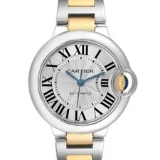 Cartier — Cartier Ballon Bleu 33 Steel Yellow Gold W2BB0002 — Watch — resale