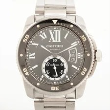 Cartier — Cartier Calibr Doo Diver W7100057 SS AT Black Dial — Watch — resale