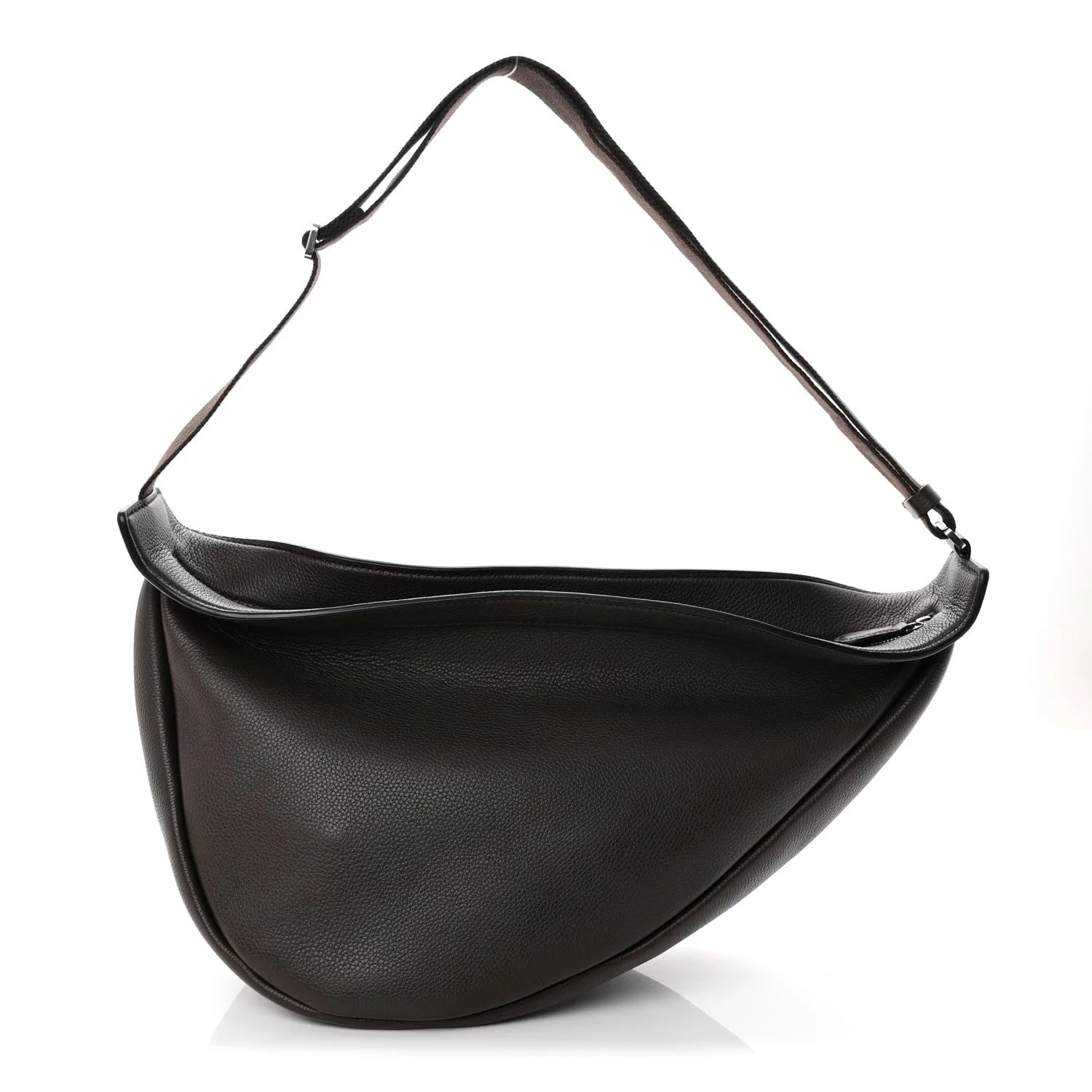The Row — Grained Large Slouchy Brunette — Handbag — resale