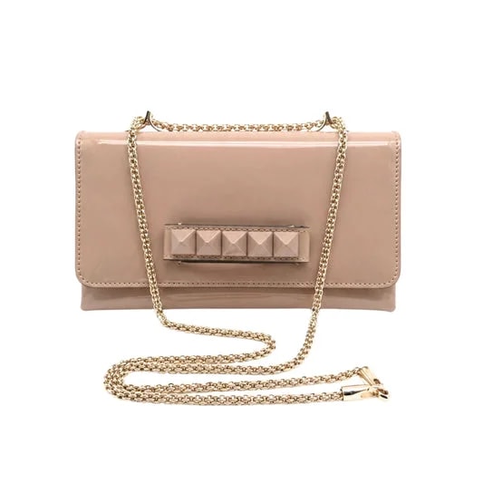 Valentino — Valentino Va Voom Rockstud Flap With Chain — Handbag — resale