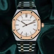 Audemars Piguet — Audemars Piguet Royal Oak Selfwinding Two Tone Rose Gold Full SET 77450SR — Watch — resale