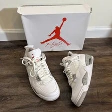 Jordan — Size 7.5 - Jordan Retro 4 CT8527-100 ’s Nike With Box — Sneaker — resale