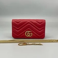 Gucci — Gucci Marmont WOC Chain Crossbody — Handbag — resale