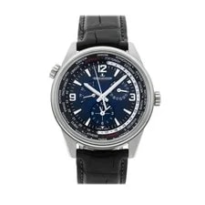 Jaeger-LeCoultre — Jaeger-LeCoultre Geographic WT Steel Auto Blue Dial Strap Q904847J — Watch — resale