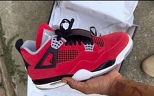 Jordan — Jordan Air 4 Mid Top Basketball Lace-Up — Sneaker — resale