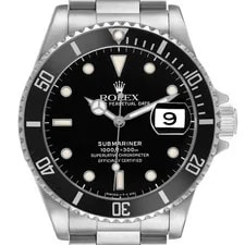 Rolex — Rolex Submariner Date Steel Black Dial 16610 — Watch — resale