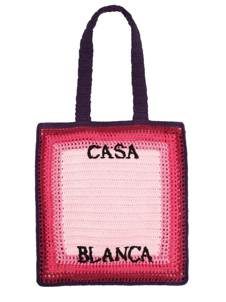 Casablanca — Casablanca Logo-Embroidered — — Handbag — resale