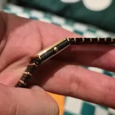 Omega — Omega de Ville Quartz Tank Gold & Black Official — Watch — resale