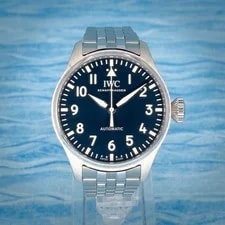 IWC — 2022 IWC Big Pilot Blue Dial 43mm IW329304 - Full Set + 2 Additional Straps — Watch — resale