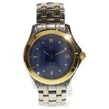 Omega — Omega Seamaster 120 Date Blue Dial Stainless Steel Gold — Watch — resale