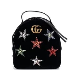 Gucci — Gucci GG Marmont Backpack Embellished Matelasse Small — Handbag — resale