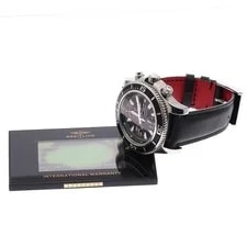 Breitling — Breitling Super Ocean A13341 44mm SS Black Dial Leather Strap Chronograph #C354 — Watch — resale