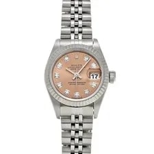 Rolex — Rolex Datejust 69174G Pink / Diamond Dial Stainless Steel Automatic 26mm #W1796 — Watch — resale