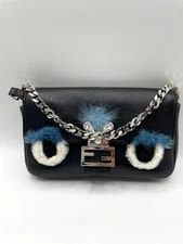 Fendi — Fendi Monster Micro Bucket 2Way Chain Crossbody — Handbag — resale