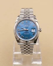Rolex — 2021 Rolex Datejust 41 Slate Green Roman Dial Complete — Watch — resale