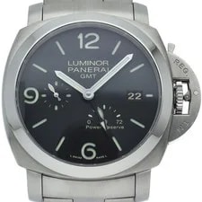Panerai — Panerai Luminor 1950 3 Days GMT Power Reserve PAM00347 Stainless Steel mensW... — Watch — resale