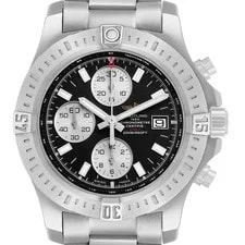 Breitling — Breitling Colt Chronograph Black Dial Stainless Steel A13388 Box Card — Watch — resale