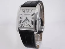 Cartier — Cartier Tank MC W5330003 3589 Stainless Steel 23mm Silver Dial Automatic #WJW103 — Watch — resale