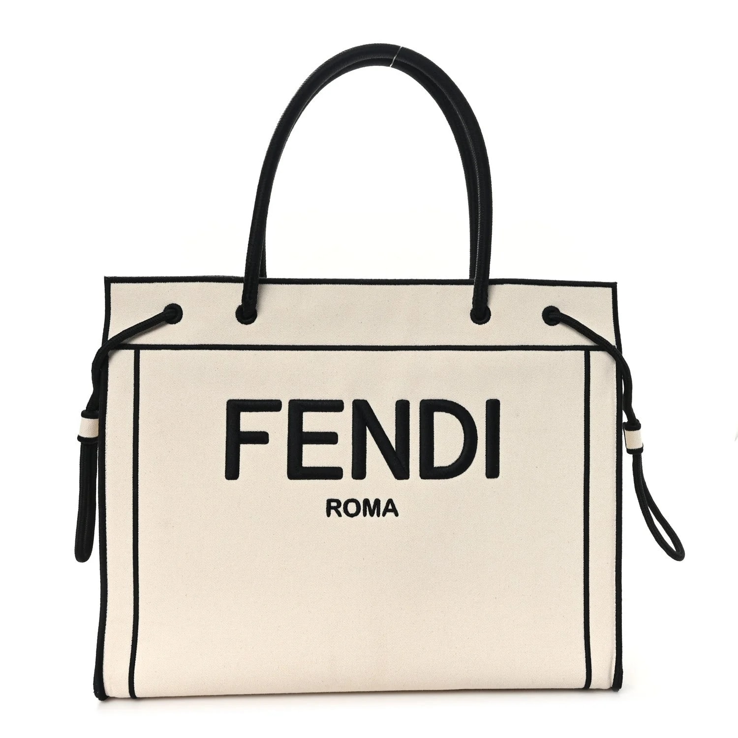 Fendi — Logo Large Grezzo — Handbag — resale