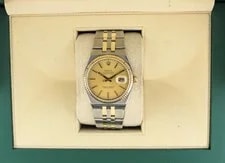 Rolex — 1981 Rolex Datejust 17013 Champagne Dial TT 18kt Oysterquartz No Papers 36mm — Watch — resale