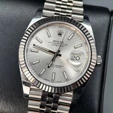 Rolex — Rolex Datejust 126334 Silver Dial Jubilee Automatic 41mm - 2018 — Watch — resale